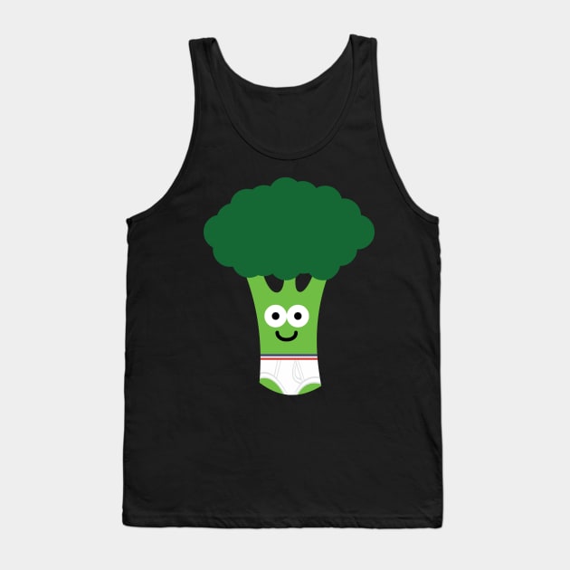 BROCCOLI IN UNDERWEAR Tank Top by toddgoldmanart